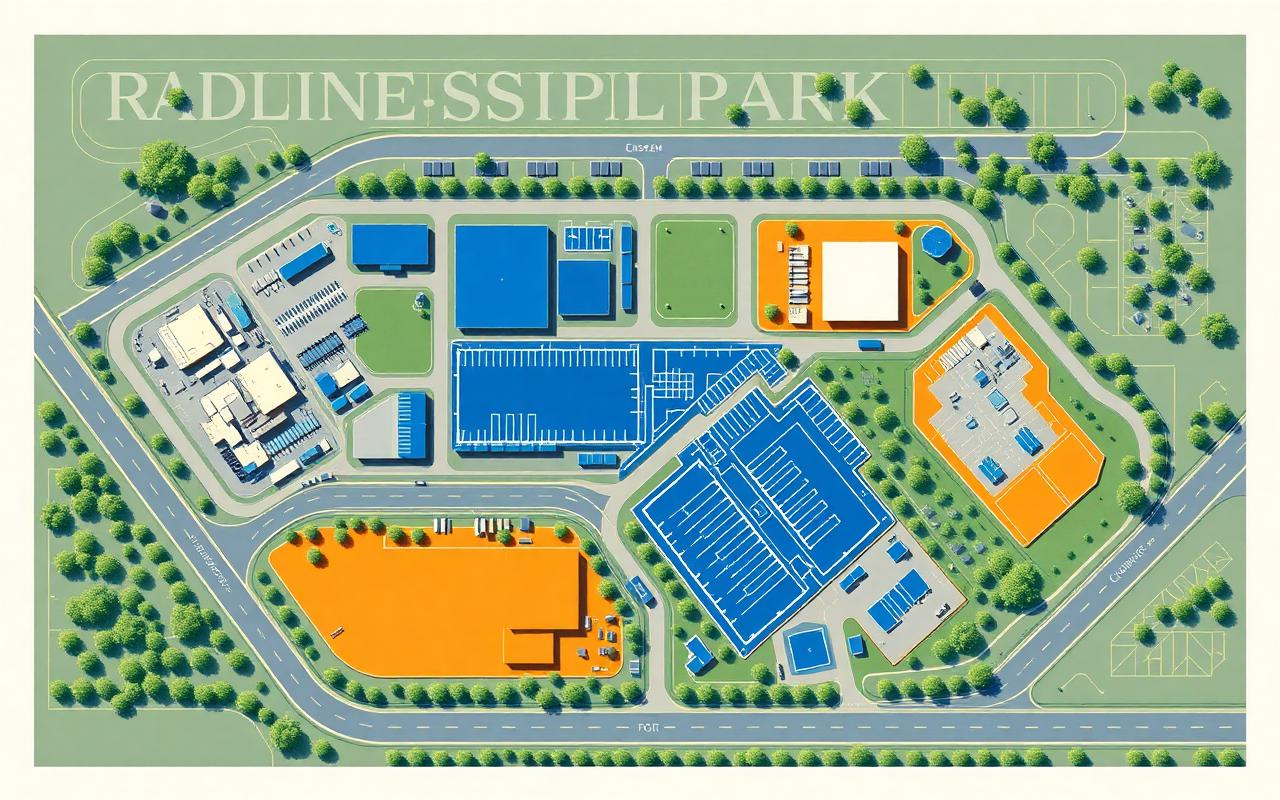 Conceptual master plan of the park